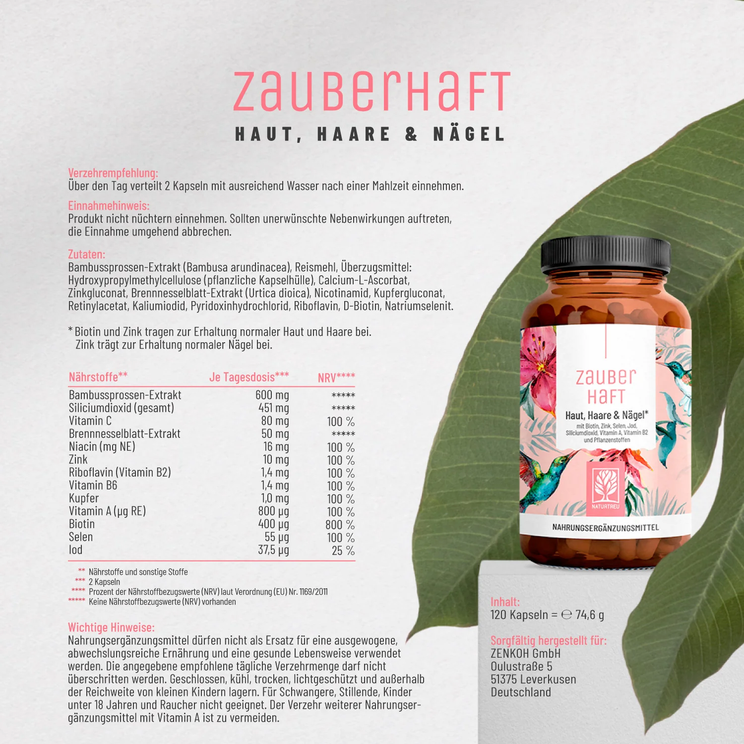 Alltagsheldin Paket: Beauty- & Mönchspfeffer Komplex mit Vitamin B hochdosiert - Image 9