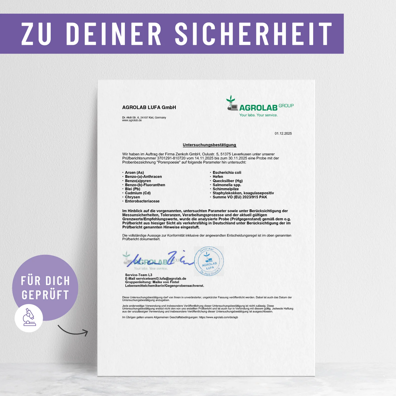 Porenpoesie: Haut-Komplex* mit Bakterienstämmen, Zink, Niacin & Biotin - Image 8