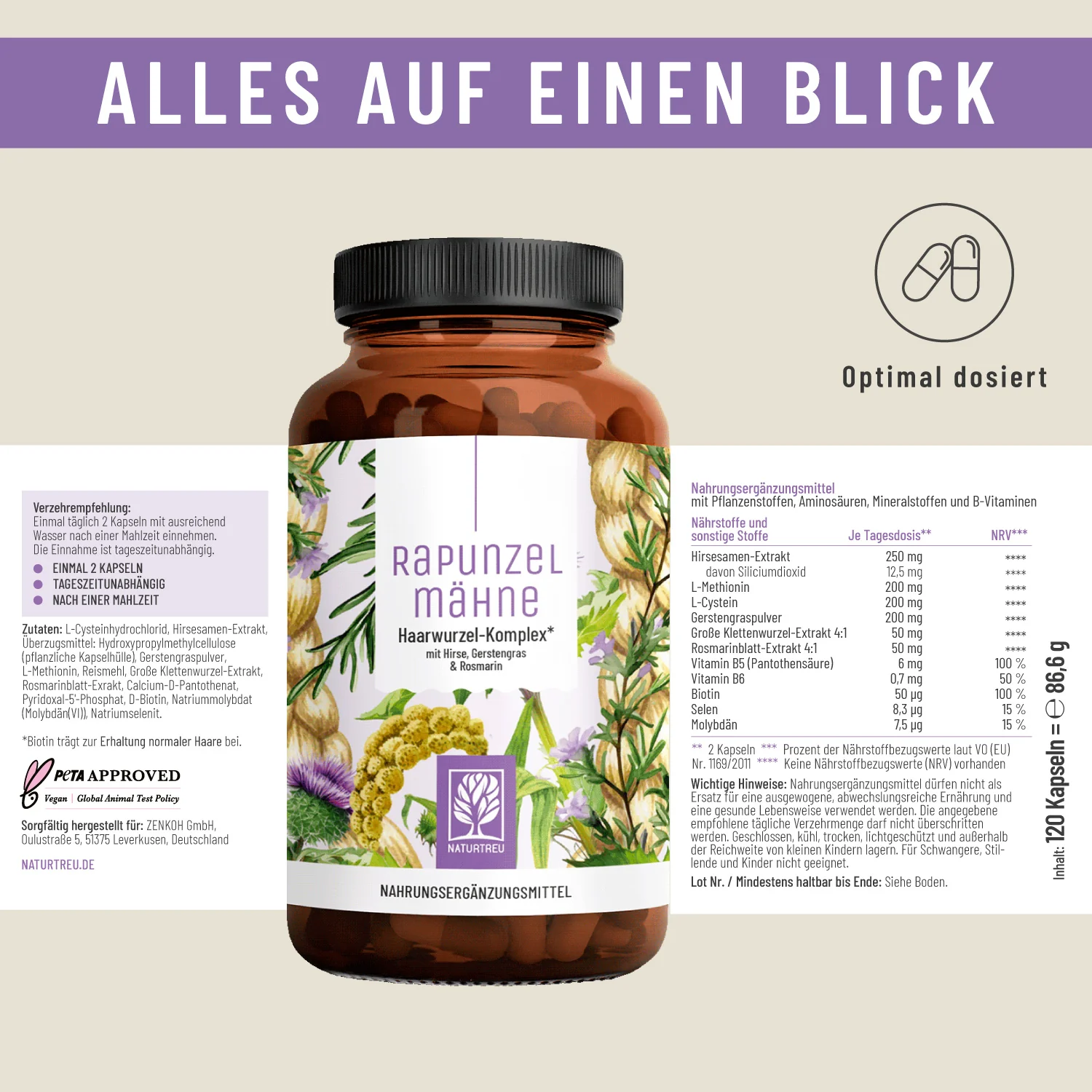 Rapunzelmähne: Haarwurzel-Komplex* mit Hirse, Gerstengras & Rosmarin - Image 10